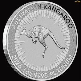 1oz Perth Mint Platinum Kangaroo Coin 2026