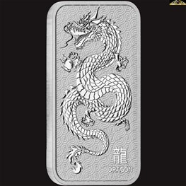 1oz Perth Mint Silver Lurna Dragon Bar 2025