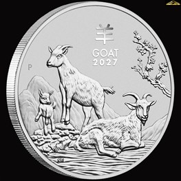 1/2oz Perth Mint Silver Goat 2027