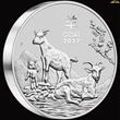 1kg Perth Mint Silver Goat coin 2027